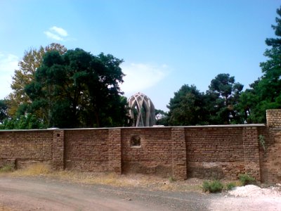 Omar Khayyam mausoleum - from North and east view 1