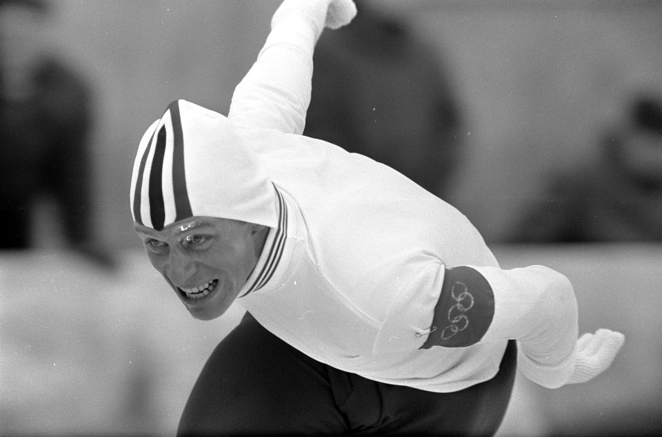 Olympische Spelen Grenoble, Guttormsen in aktie, Bestanddeelnr 921-0907