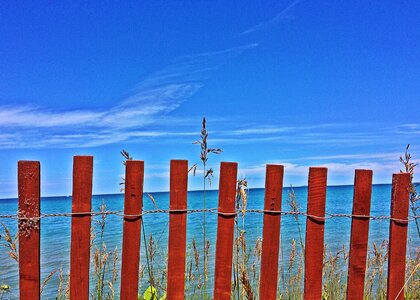 Michigan shore sand photo