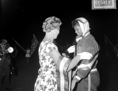 Olympische revances in stadion Amsterdam, Wilma Rudolph, Bestanddeelnr 911-6037