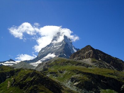 Mountain switzerland summit photo