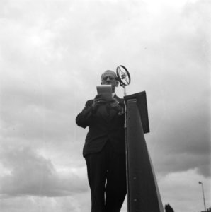 Op het voetbalterrein van De Volewijckers aan het Mosveld werden 14 invalidenwa…, Bestanddeelnr 901-9059
