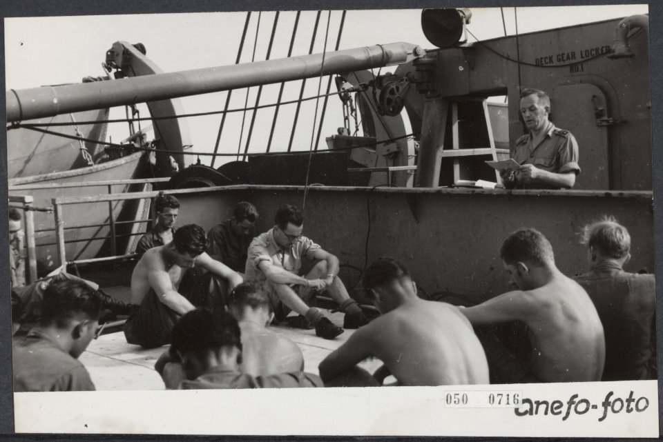 Oorlogsvrijwilligers, troepentransporten, predikanten, Broers, McRae generaal m., Bestanddeelnr 050-0716