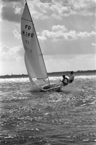 Op het IJselmeer bij Muiden, Nationale Zeilwedstrijden, Bestanddeelnr 914-3162