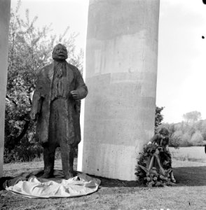Onthulling monument Troelstra Den Haag, Bestanddeelnr 905-7219