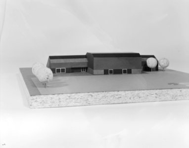 Ontwerpen, sporthallen, architect soete kaper de, Bestanddeelnr 167-0234