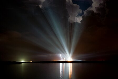 Reflection water cape canaveral photo