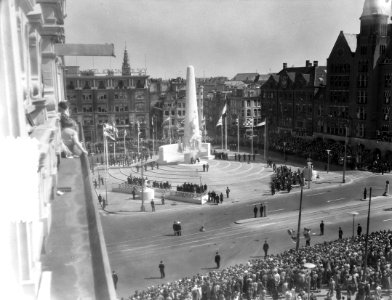 Onthulling Nationaal Monument, Bestanddeelnr 907-7407