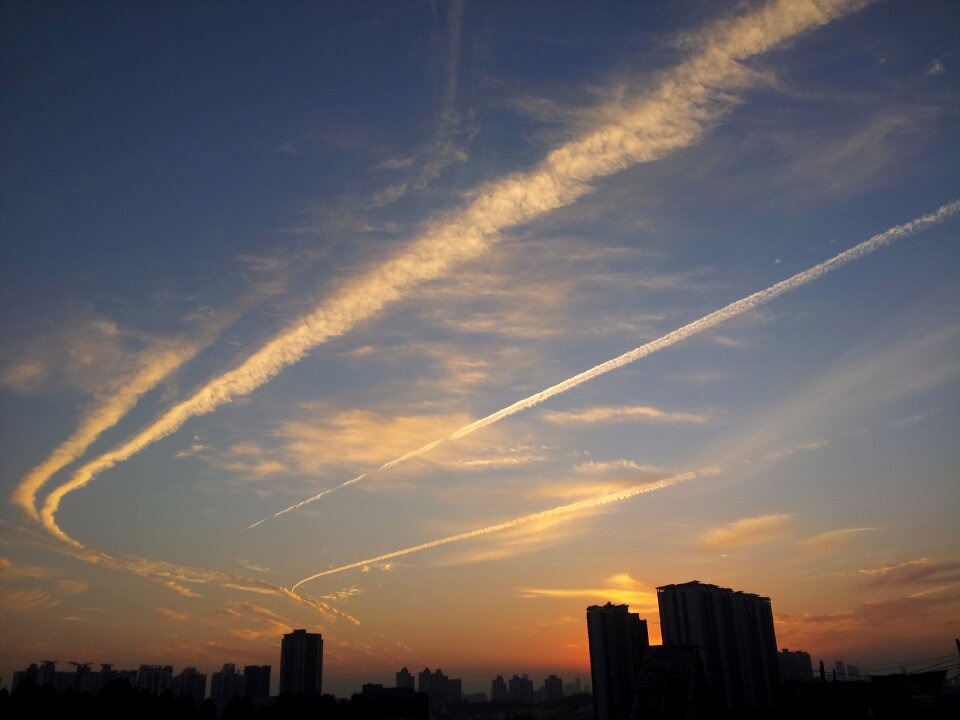 Cloud silhouette city