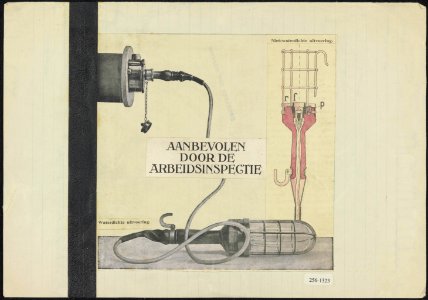 Ontwerp van een veiligheidskaart Aanbevolen door de Arbeidsinspectie waterdic…, Bestanddeelnr 256-1323