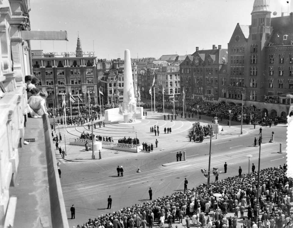 Onthulling Nationaal Monument, Bestanddeelnr 907-7392