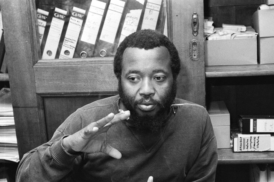 Opdracht de Stem Lazarus Mphahlele (ANC), Bestanddeelnr 933-6853