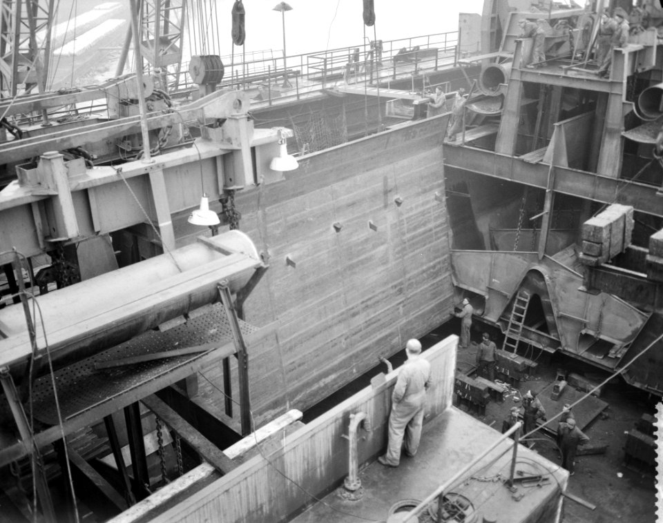 Opdracht Beauchez Verlengen schip bij Verschure, Bestanddeelnr 911-8735