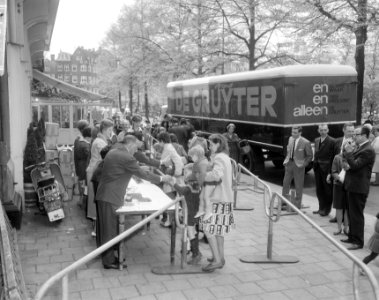 Opdracht de Gruyter, de Doofpot van Max Tailleur , Rembrandtsplein, Bestanddeelnr 917-7643