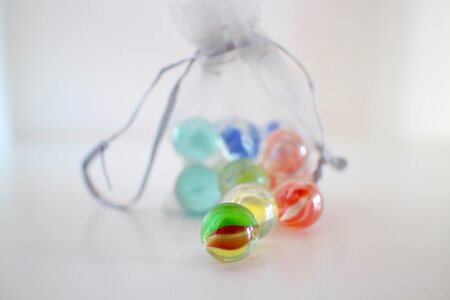 Games colored ball decoration