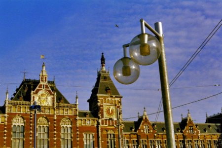 Opdracht Cuprohaag verlichting op het Stationsplein te Amsterdam, Bestanddeelnr 253-8485
