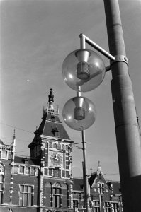 Opdracht Cuprohaag, verlichting voor het Centraal Station in Amsterdam, Bestanddeelnr 931-1837