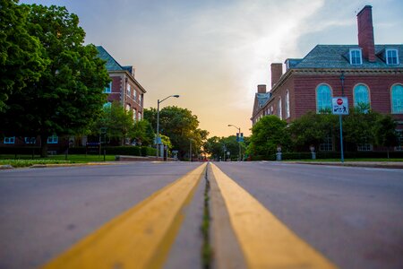 Road sky street photo