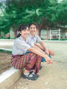 School girl thailand photo