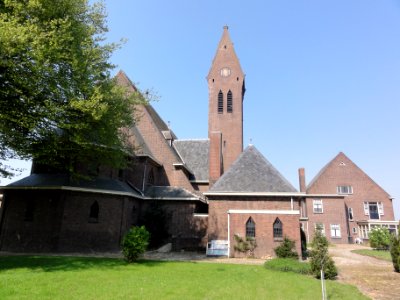 Oosterhout kerk RM 523906 en pastorie RM 523907 achterkant