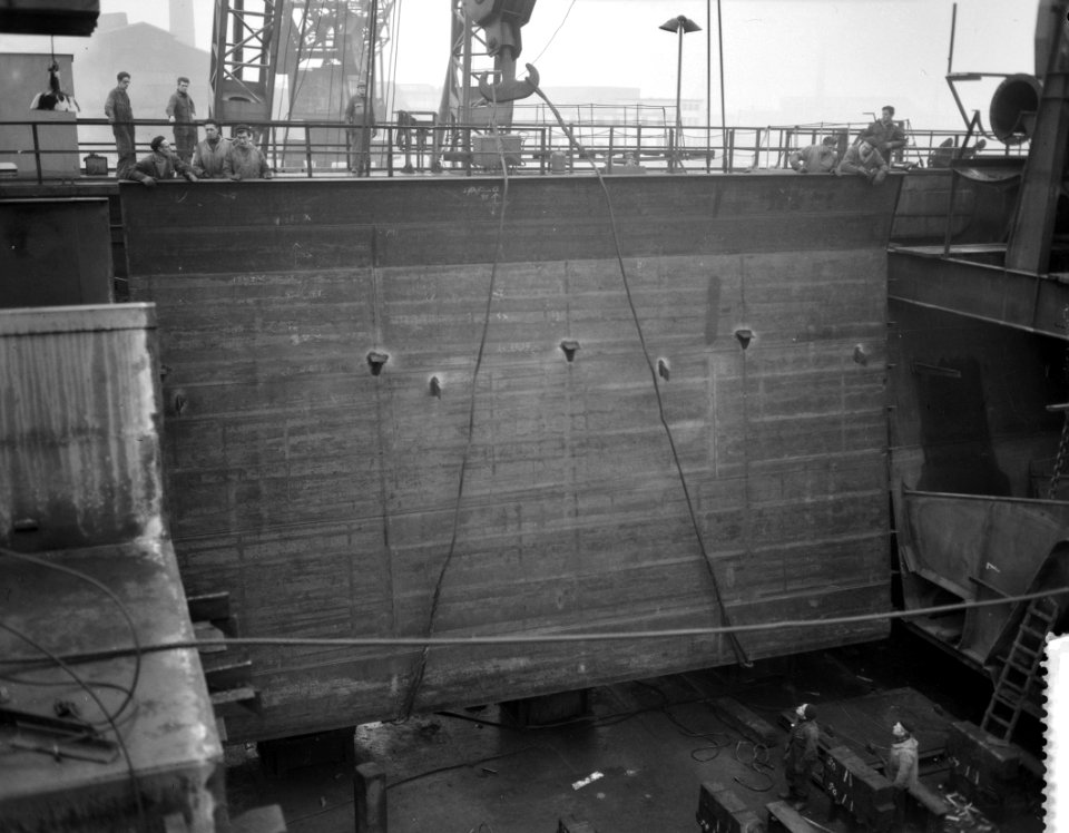 Opdracht Beauchez Verlengen schip bij Verschure, Bestanddeelnr 911-8739