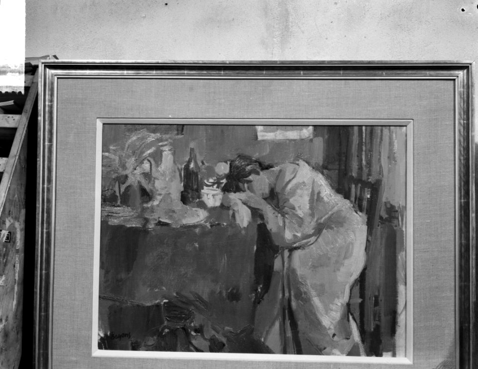 Opdracht Bayens repro schilderij, Bestanddeelnr 916-0183
