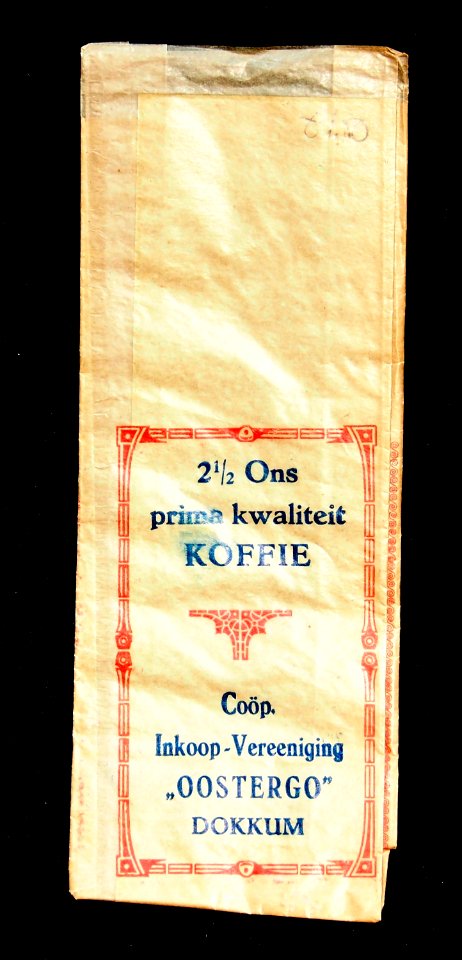 Oostergo, dokkum koffie zakje