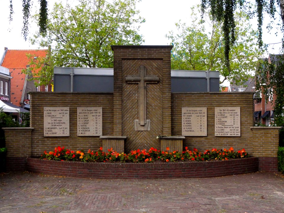 Oorlogsmonument PF Koops Bunschoten-Spakenburg