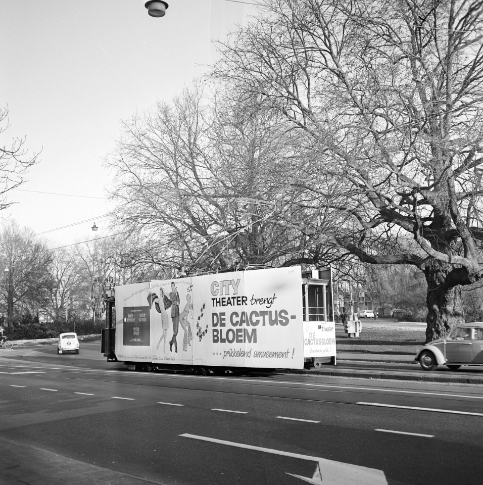 Opdracht Columbia. Reclametram 19 december 1969, Bestanddeelnr 923-0929