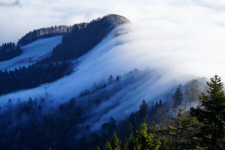 Belchenflue challhöchi sea of fog