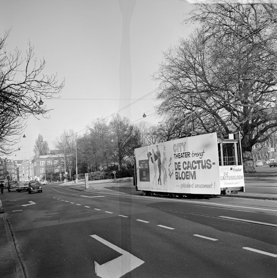 Opdracht Columbia. Reclametram, Bestanddeelnr 923-0927