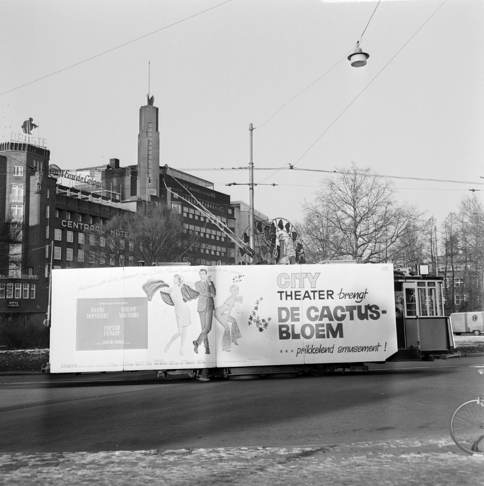 Opdracht Columbia. Reclametram, Bestanddeelnr 923-0923