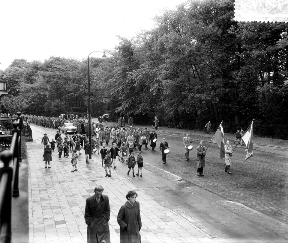 Opdracht congres, Musis Sacrum Arnhem . Optocht, Bestanddeelnr 907-1470