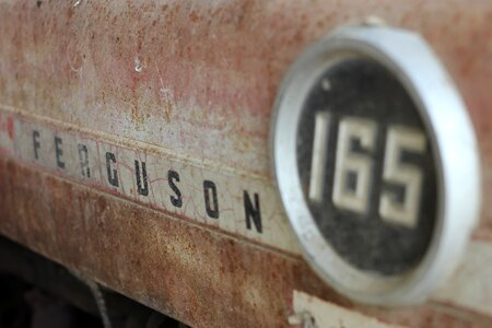 Ferguson massey 165 label
