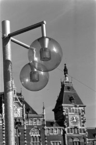Opdracht Cuprohaag, verlichting voor het Centraal Station in Amsterdam, Bestanddeelnr 931-1834