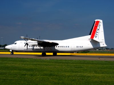 OO-VLR Cityjet Fokker F50 at Schiphol (AMS - EHAM), The Netherlands, 16may2014, pic-4 photo
