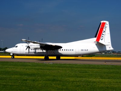OO-VLR Cityjet Fokker F50 at Schiphol (AMS - EHAM), The Netherlands, 16may2014, pic-4