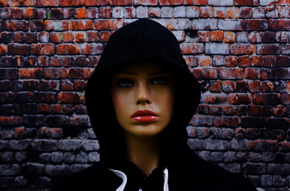 Model face portrait
