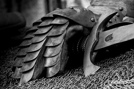 Historically knights glove swords