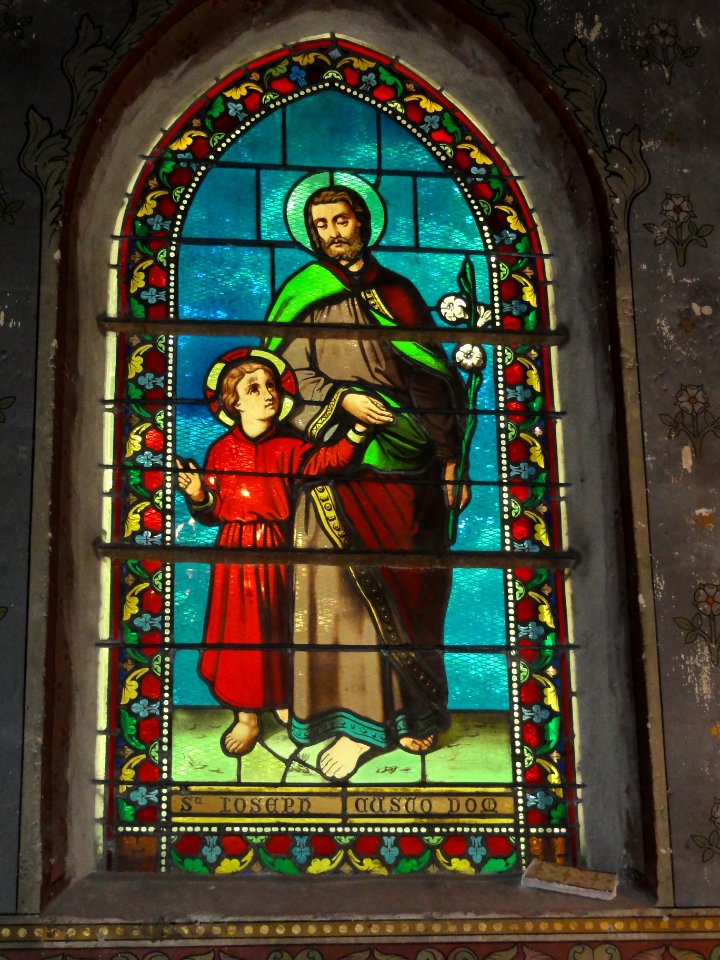 Onesse-et-Laharie (Landes) église, vitrail 04