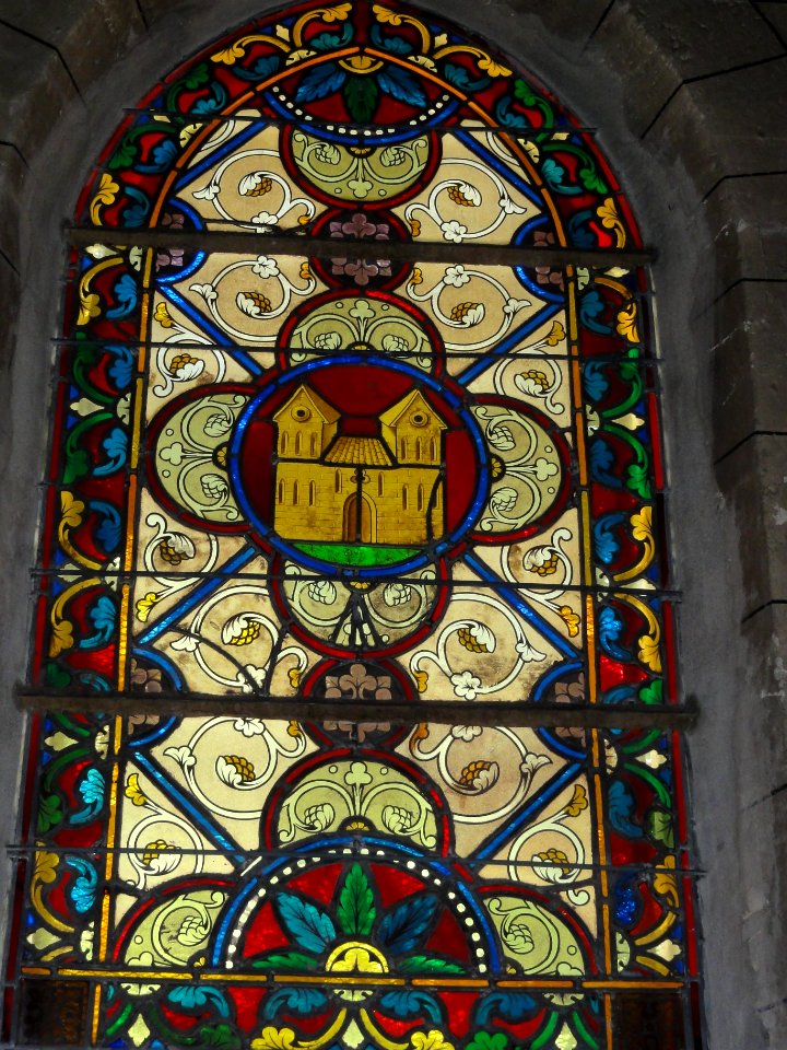Onesse-et-Laharie (Landes) église, vitrail 03