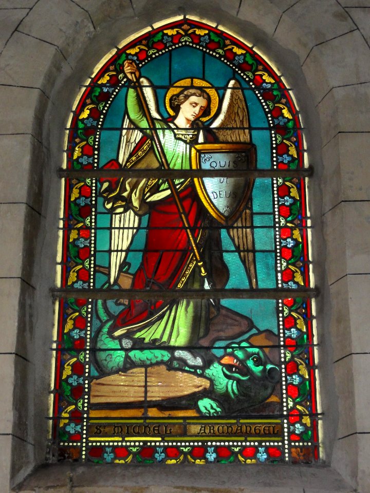 Onesse-et-Laharie (Landes) église, vitrail 02