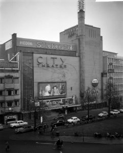 Opdracht Citytheater, exterieur City van de film Sheherazade, Bestanddeelnr 915-9770