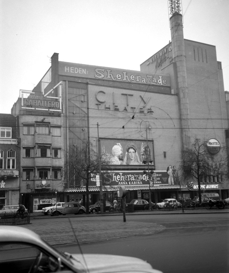 Opdracht Citytheater, exterieur City van de film Sheherazade, Bestanddeelnr 915-9771