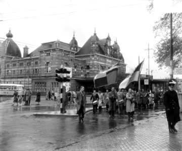 Opdracht congres, Musis Sacrum Arnhem . Optocht, Bestanddeelnr 907-1471