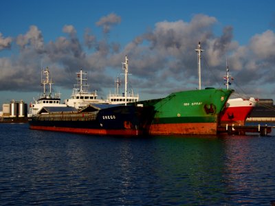 ONEGO - IMO 9021083, BBS SPRAY IMO 9117961 & MAIKE IMO 8905115 at Port of Amsterdam, pic1