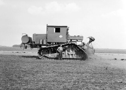Ontginning, grondbewerking, egaliseren, bezanden, ruilverkavelingen, bezandingsm, Bestanddeelnr 159-0488
