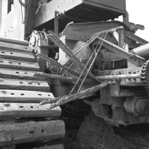 Ontginning, grondbewerking, egaliseren, bezanden, ruilverkavelingen, bezandingsm, Bestanddeelnr 159-0351