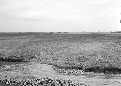 Ontginning, grondbewerking, egaliseren, bezanden, polders, Sint Maartensdijk, Bestanddeelnr 159-0715