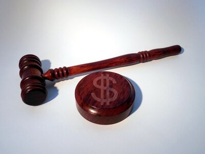 Dollar sign fine justice